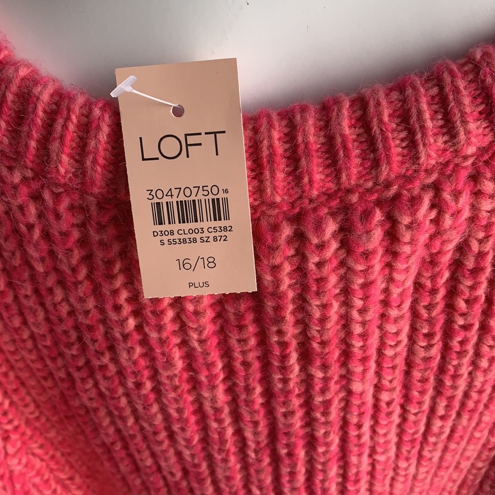 Loft Plus Ribbed Sweater - Picture 10 of 12